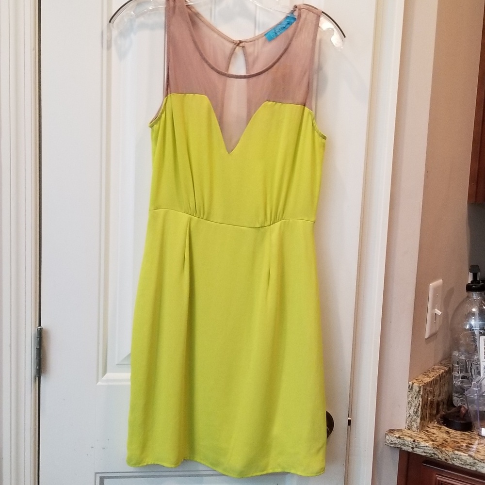 Francesca's Collection Green Dress Sz Small